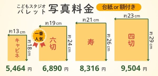 パレット写真料金